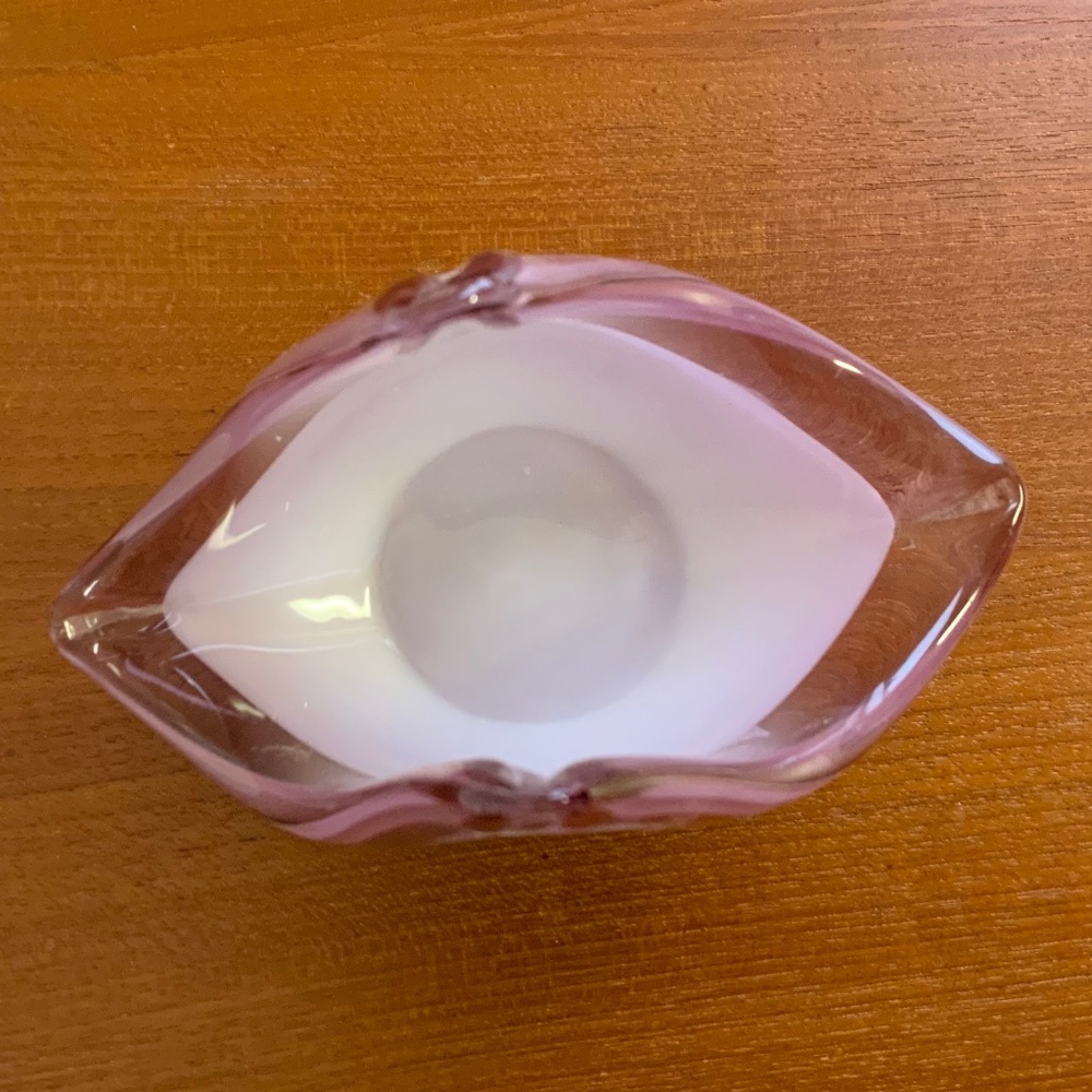 VAN Lavorazione “Mery Bonboniere” napkin holder. VTG Murano style art glass - Picture 3 of 5